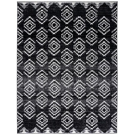 Safavieh Skyler Power Loomed Rectangle Area Rug Black & Ivory - 8 x 10 ft. SKY179Z-8